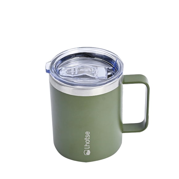 Taza Térmica Insulada Camping 350ml verde