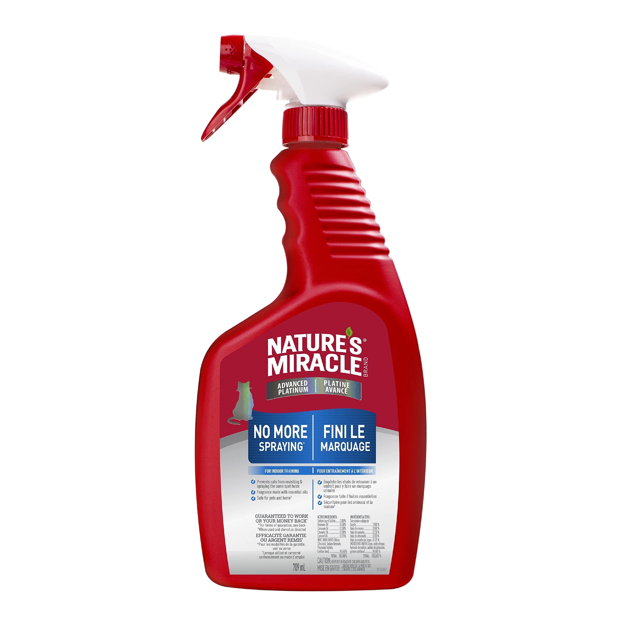 Repelente Para Gatos Nature's Miracle Advanced Platinum 700 Ml