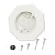 thumbnail image 3 of Bloque De Montaje Para Revestimiento Kit De Placa De Montaje Para Exteriores Bloque De Montaje Para Luz De Revestimiento Blanco, 3 of 5