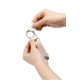 thumbnail image 4 of Funda delgada AirTag Orbitkey de acero inoxidable y TPU negra, 4 of 5
