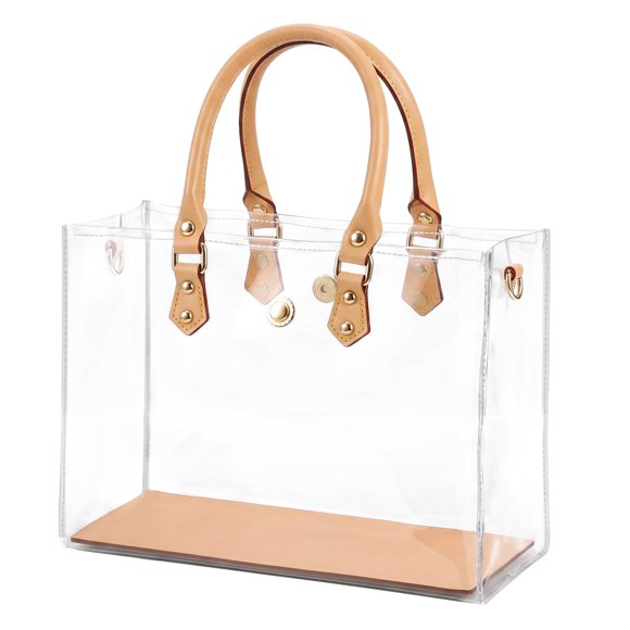 Kit DIY de Bolsa Tote KTNGY de 25 cm – PVC Transparente