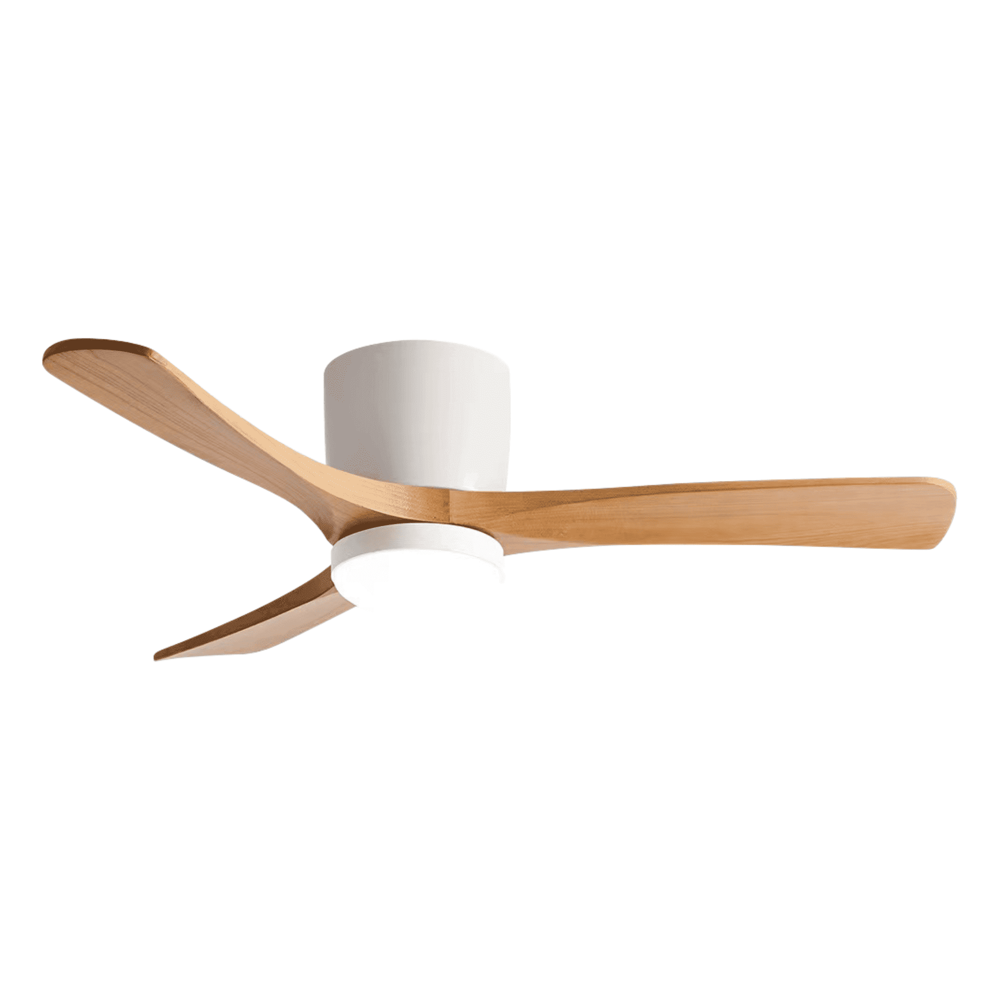 Ventilador De Techo Sumo Vt60 52" Aspa De Madera Led Blanco