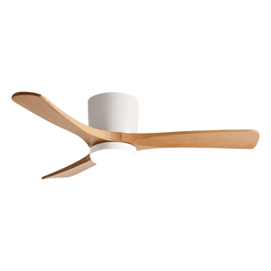 Ventilador De Techo Sumo Vt60 52"" Aspa De Madera Led Blanco