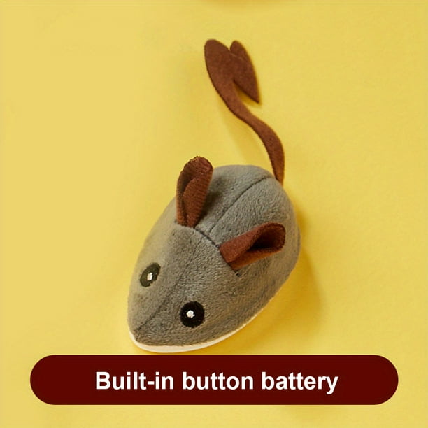 Smart Running Mouse Cat Toy Interactive Simulation Mice Moving Electric Cat Teaser Toys