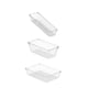thumbnail image 4 of Organizador De Cajones Apilable De 3 Uds. Bandeja De Almacenamiento Divisora De Papelería De Maquillaje, 4 of 5