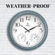 thumbnail image 5 of Reloj Lovely Home Essentials 46 cm verde azulado impermeable, 5 of 9