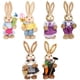 thumbnail image 1 of 6x Conejo De Pascua De Paja Decoración Foto Props Estatua De Conejito Decoración De Mesa, 1 of 4