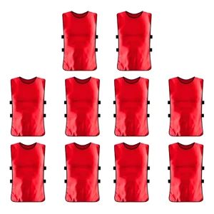 Linea Sport - Pack X10 Chalecos Deportivo Petos Multiuso Para Niños Futbol