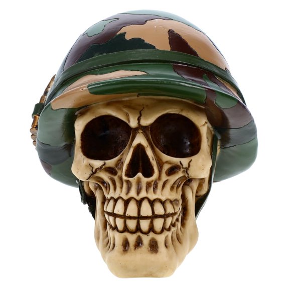 Decoración: calavera de Treasure Cove con sombrero, P754673, militar