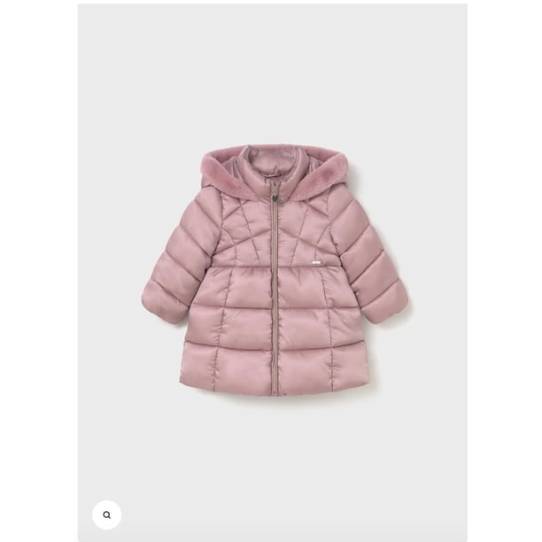 Chaqueton, diseño corte largo. rosa 3 años