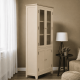 thumbnail image 3 of Vitrina "Perry" de Madera con Vidrio Vitrina Artesanal de Pino - Beige - 80x35x180 cm, 3 of 3