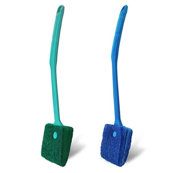 Cepillo para acuario humyeam 40 cm, pack de 2, limpiador de esponja