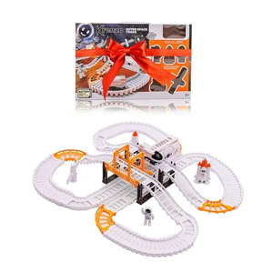 Genérico - Pista De Autos Espacial Astronauta Juego Para Niños 31 Pcs Rojo