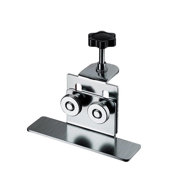 Herramienta de Instalación de Plantilla de Herrajes para Gabinetes Ajustable para Carpintería Resistente Al Desgaste Multiusos Máx. 36 Mm Marco de Met