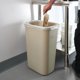 thumbnail image 4 of Cesta de basura Winco PWR-41BE, plástico, 10 galones, color beige, 4 of 5