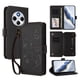 thumbnail image 1 of Funda Cartera Mariposa para [Xiaomi Redmi 14R] con Soporte y Cremallera Negro, 1 of 6