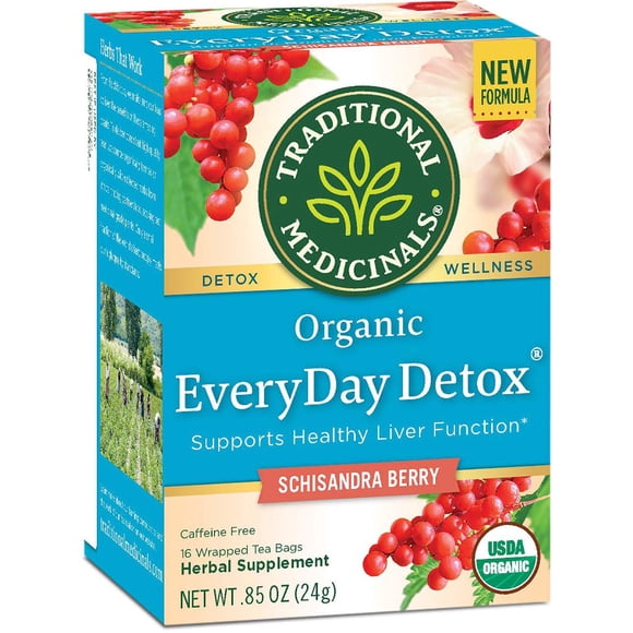 Té de hierbas Traditional Medicinals Everyday Detox, 16 bolsitas de té