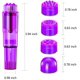 thumbnail image 5 of Masajeador portátil mini Gajoin de 4 cabezales, morado/rosa, 5 of 8