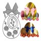 thumbnail image 1 of Set de 3 troqueles de corte NVZBL con huevos de Pascua y lazos, 1 of 6