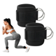 thumbnail image 3 of "Par Tobilleras Belug Para Polea Negra Enganche Gym Glúteos negros ", 3 of 3