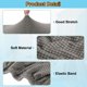 thumbnail image 3 of Funda Estirable para Otomana Rectangular Ajuste de Longitud 20"-30", Pequeña, Topo, 3 of 6
