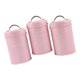 thumbnail image 2 of 3 Piezas De Latas De Hierro, Latas, Cocina, Café, Té, Azúcar, Contenedor De Almacenamiento, Color Rosa, 2 of 3