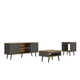 thumbnail image 3 of Combo Living Tokio 3 Piezas Rack TV, Mesa de Centro, Mesa Lateral Madera Grafito, 3 of 5
