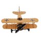 thumbnail image 2 of Retro Desktop Iron Airplane Aircraft Modelo Decoración Del Hogar Amarillo, 2 of 5