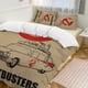 thumbnail image 1 of Retro GHOSTBUSTERS Comforter Set Soft 3 Pcs Twin Bedding Sets Thicken for All Season, 1 of 5