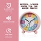 thumbnail image 3 of Reloj despertador infantil, despertador analógico sin tictac, reloj despertador de aprendizaje para niños, reloj despertador de cuarzo, reloj despertador infantil con alarma fuerte y luz nocturna, 3 of 7