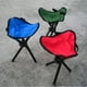 thumbnail image 2 of 1pc Portable Ultralight Folding Triangle Stool, Steel Tube Stool For Outdoor Barbecue Camping Fishing, 2 of 4