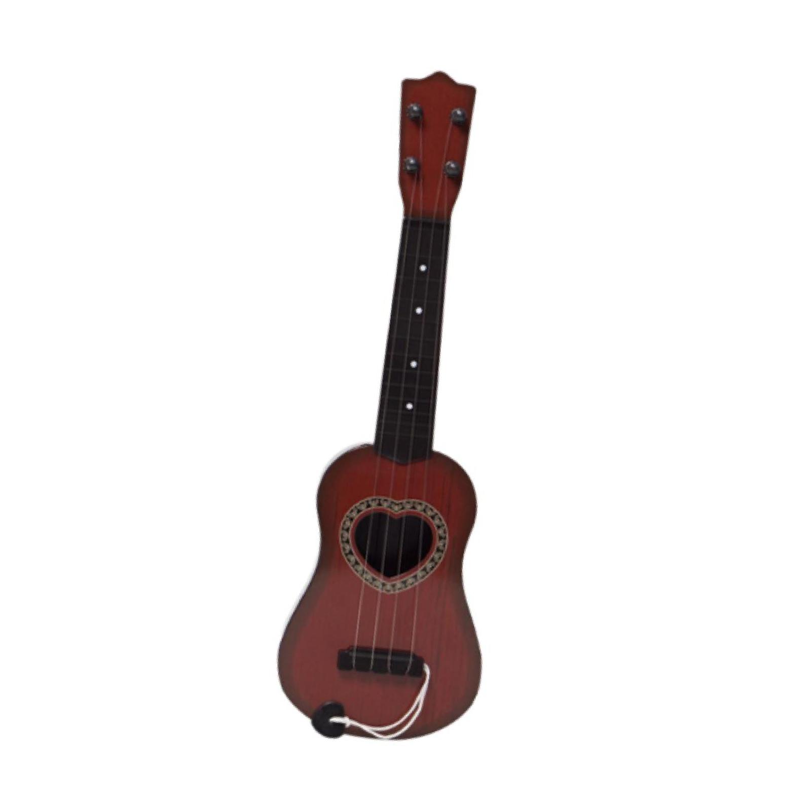 Bothyi - Ukelele Para Niños Mini Guitarra De 4 Cuerdas Para Niños A Partir De 3 Años Favores De Fiesta Para Niños Pequeños Marrón Oscuro
