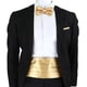 thumbnail image 2 of Faja Formal Corbatin Ajustables Hombre Matrimonio Cummerbund dorado Talla Única, 2 of 4