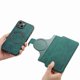 thumbnail image 4 of Funda Billetera Magnética para iPhone 15 Soporte Tarjetas Desmontable Verde, 4 of 6
