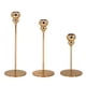 thumbnail image 1 of Candelabro 3 Piezas Porta Vela Centro De Mesa Cuenco Gold, 1 of 5