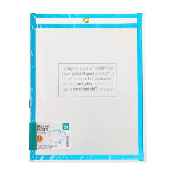 Fundas Reutilizables PenGear 26x34 cm 5 Pack Transparente