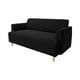 thumbnail image 2 of Sofa Irlanda Dos Cuerpos Lino Negro, 2 of 3