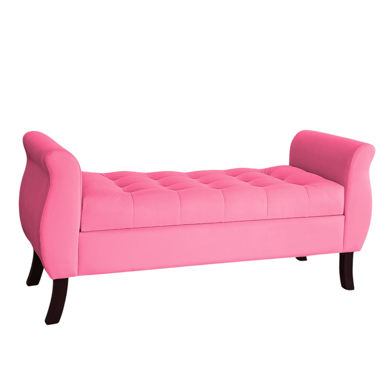 Genérico - Banqueta Baul Atenas Color Rosado