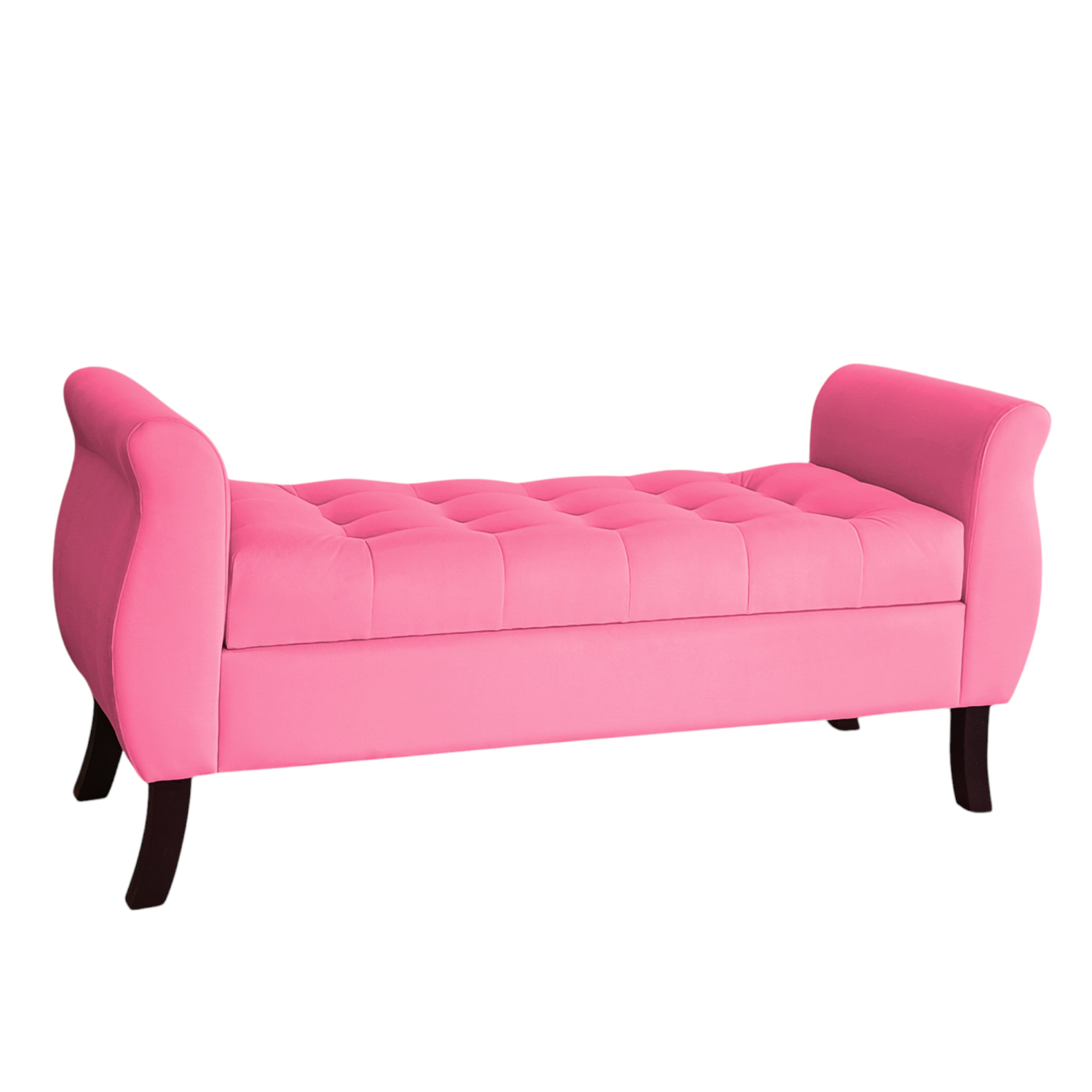 Genérico - Banqueta Baul Atenas Color Rosado