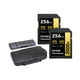 thumbnail image 1 of Tarjeta de memoria Lexar Professional 256GB 2000x UHS-II SDXC (paquete de 2), 1 of 8