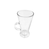 Genérico - Set 2 Tazas Latte Vidrio 450Ml