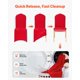 thumbnail image 5 of Fundas para Sillas VEVOR de Poliéster y Spandex Elásticas Rojas 50 Piezas, 5 of 9
