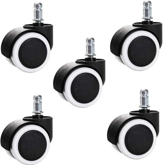 Pack 5 Ruedas Universal Silla Escritorio Oficina Repuesto