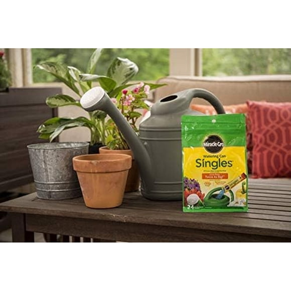 Fertilizante MiracleGro Watering Can Singles 24 Sobres Soluble