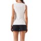 thumbnail image 3 of INSPIRE CHIC Chaleco sin mangas de verano para mujer con cuello cuadrado y botones, ideal para un look casual y de negocios XL Blanco, 3 of 6