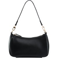 Bolso De Hombro Gumhay Para Mujer De Piel Sintética Negro