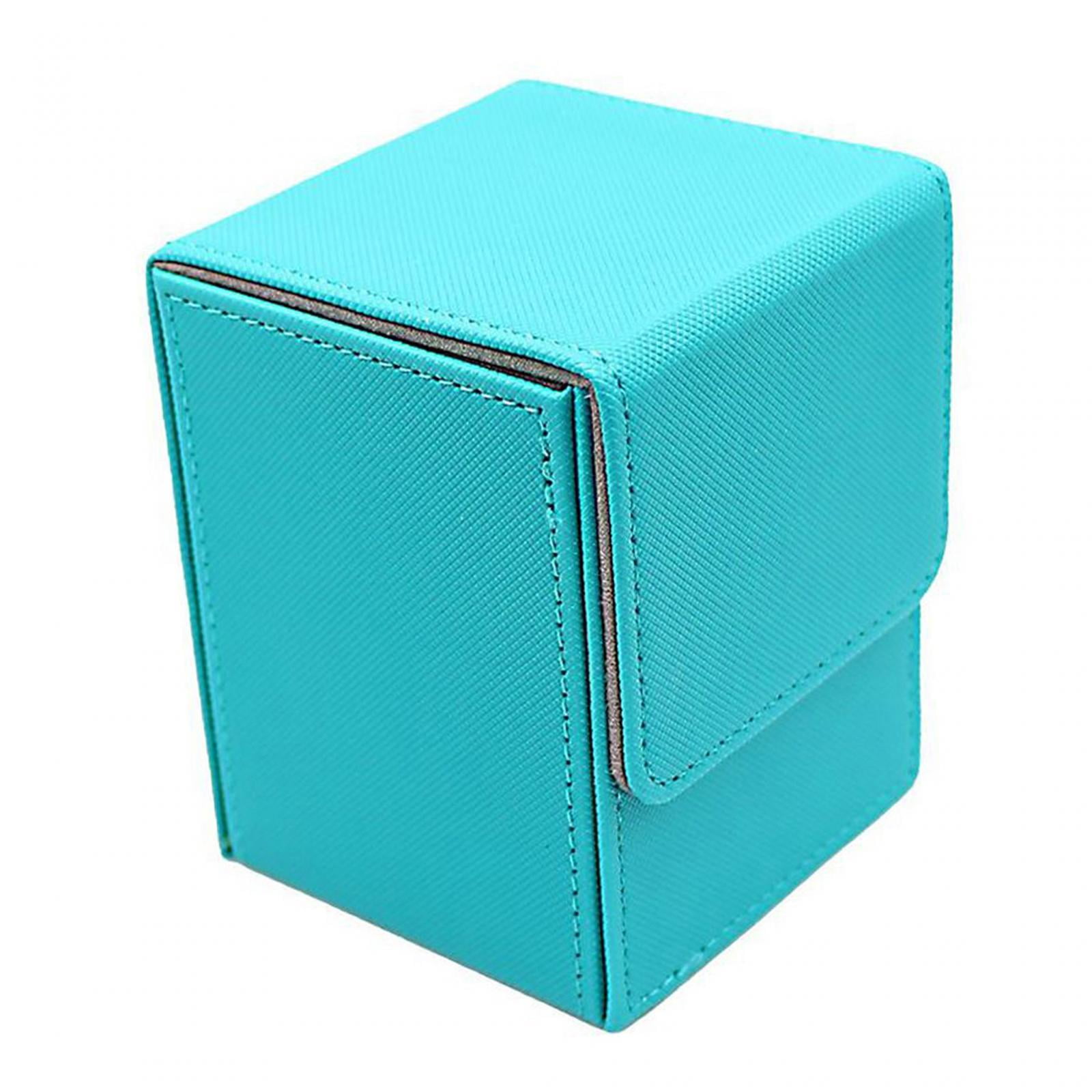 Bothyi - Estuche Para Cartas Contenedor Tarjeta De Reunión Organizador De Juguetes Estuche Para Tarjetas De Juego De Almacenamiento Azul