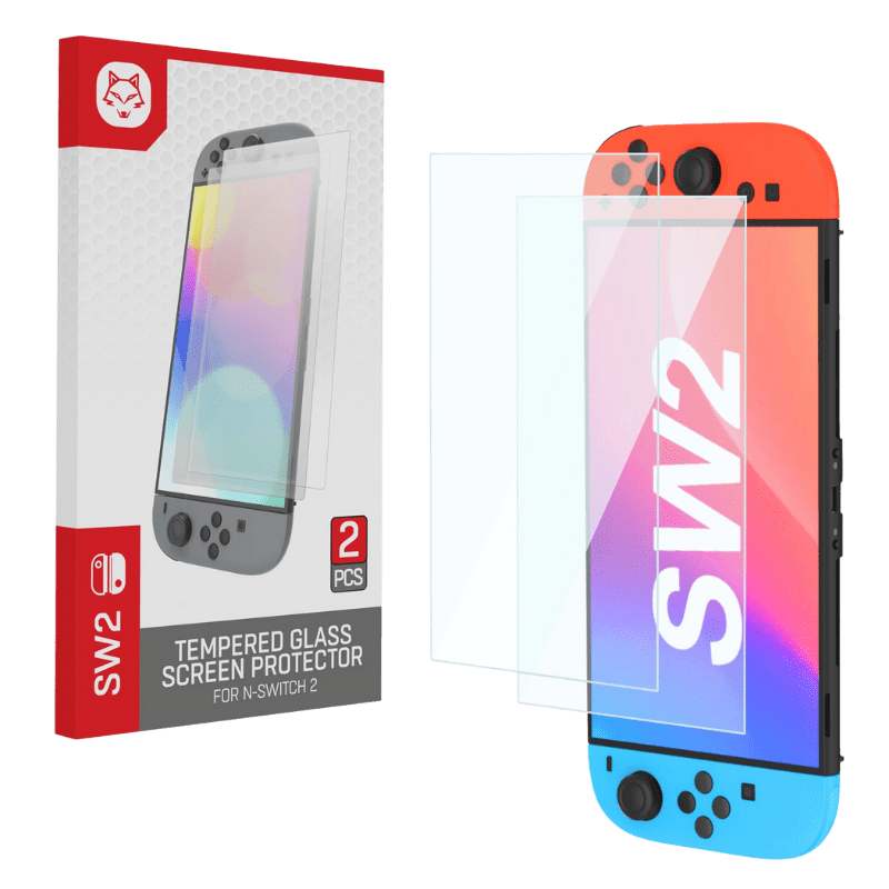 Genérica - Vidrio Templado Para Switch 2 / 2 Unidades