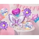 thumbnail image 3 of Balloon Hazyore Butterfly, papel de aluminio, fiesta de cumpleaños para niña, 3 of 7