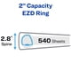 thumbnail image 2 of Carpeta de 3 anillas Avery Heavy-Duty View, extra anchas, 2 anillas EZD, 2 of 9